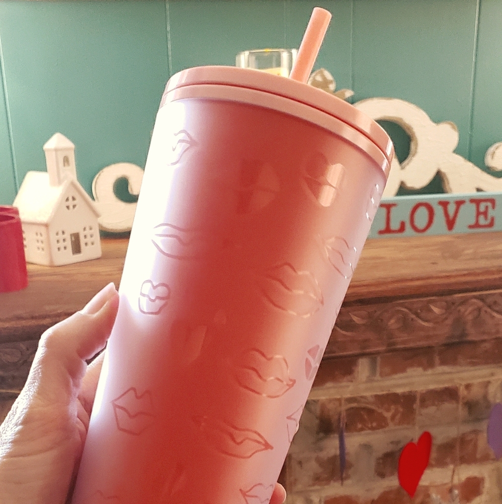Starbucks Tumbler 2021 Valentine's lips